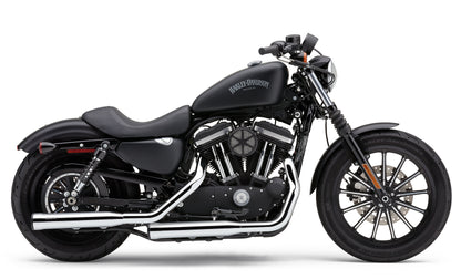 3" Rpt Slip Ons Chrome Sportster 04 13