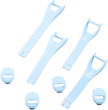 THOR Blitz XP MX Boot Straps - Women's - White - Size 5-8 3430-0874