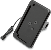 CYCLE VISIONS Vertical License Plate Mount with Light - Black - '05-'21 XL CV-4604BL