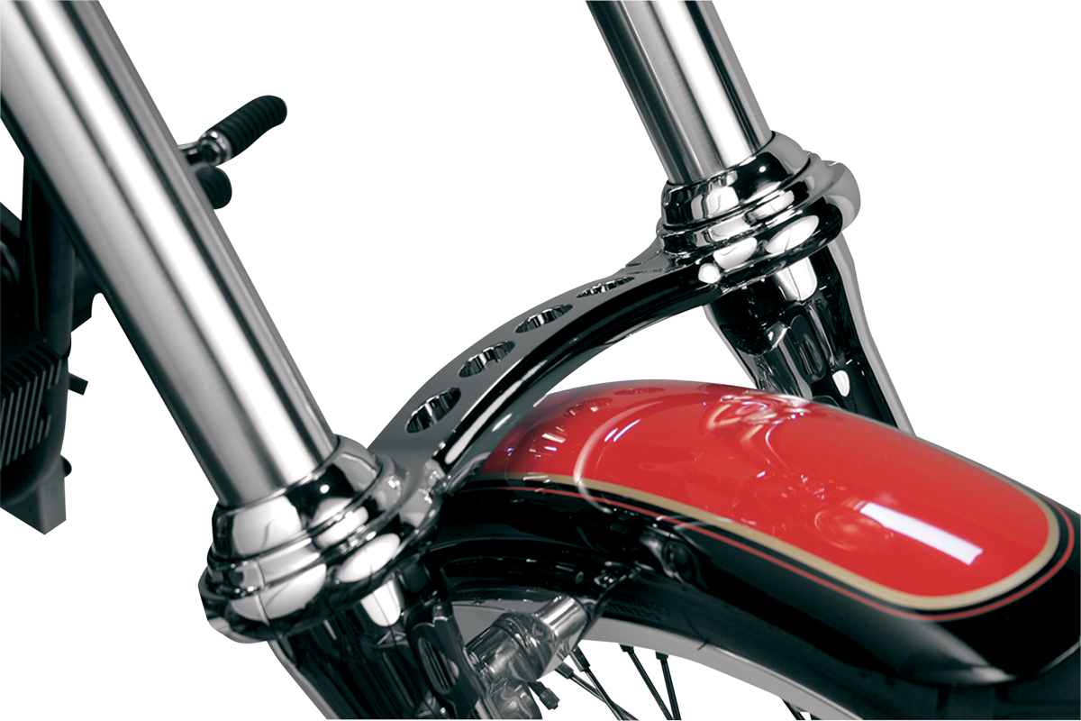 CUSTOM CYCLE ENGINEERING Fork Brace - 49 mm - Chrome - '06-'08 FXDWG | '08-'17 FXDF TB 2649-1 WG