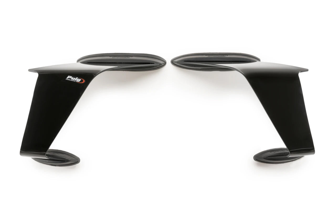 Race Side Spoilers Black Kaw