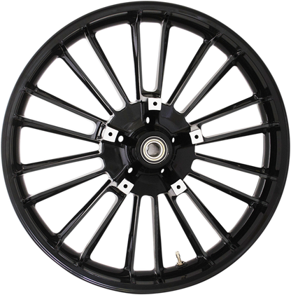 COASTAL MOTO Wheel - Atlantic 3D - Front - Dual Disc/with ABS - Black - 21x3.5 3D-ATL213SBABST