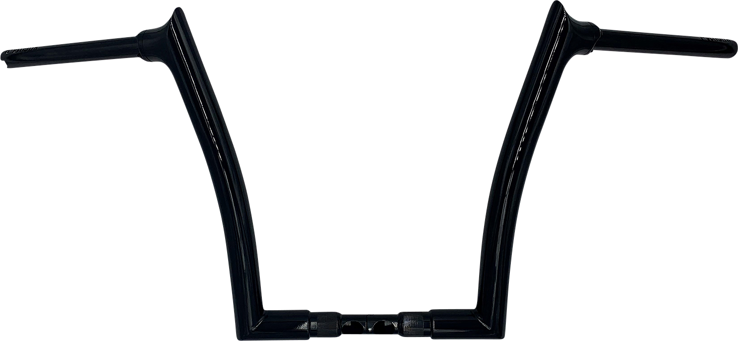 FAT BAGGERS INC. 1-1/2" EZ Install Pointed Top Handlebar - 14" - Black 816014-B