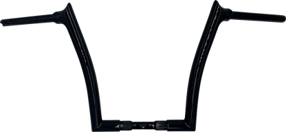 FAT BAGGERS INC. 1-1/2" EZ Install Pointed Top Handlebar - 14" - Black 816014-B