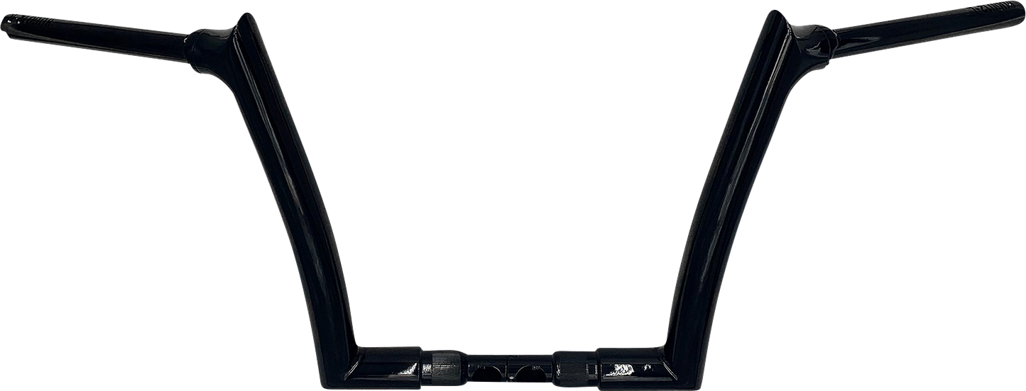 FAT BAGGERS INC. 1-1/2" EZ Install Pointed Top Handlebar - 12" - Black 816012-B