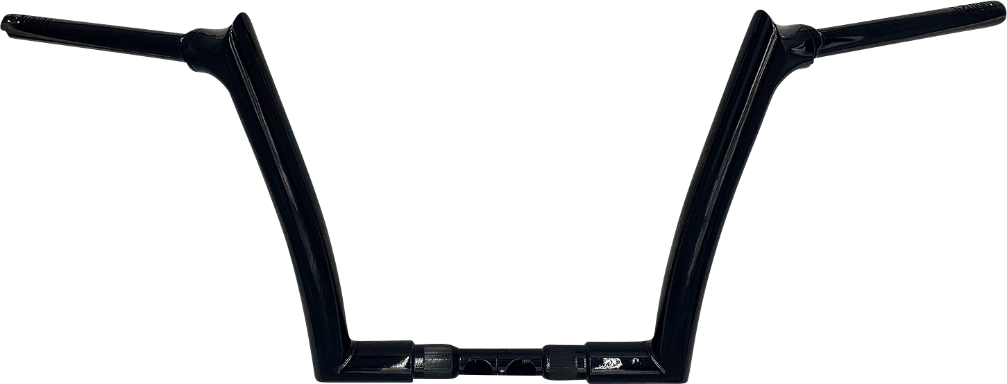 FAT BAGGERS INC. 1-1/2" EZ Install Pointed Top Handlebar - 12" - Black 816012-B