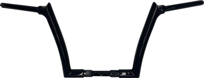 FAT BAGGERS INC. 1-1/2" EZ Install Pointed Top Handlebar - 12" - Black 816012-B