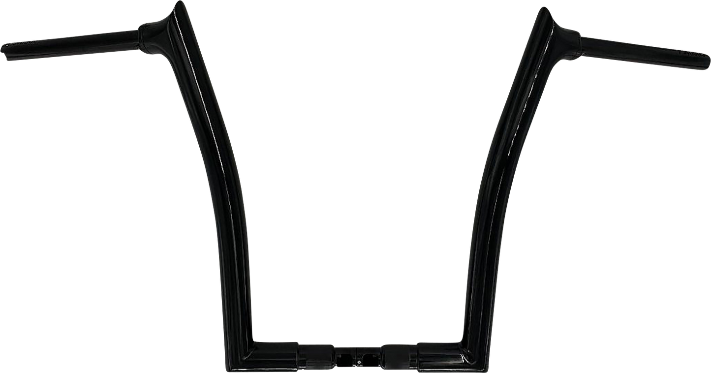 FAT BAGGERS INC. 1-1/2" EZ Install Pointed Top Handlebar - 16" - Black 816016-B