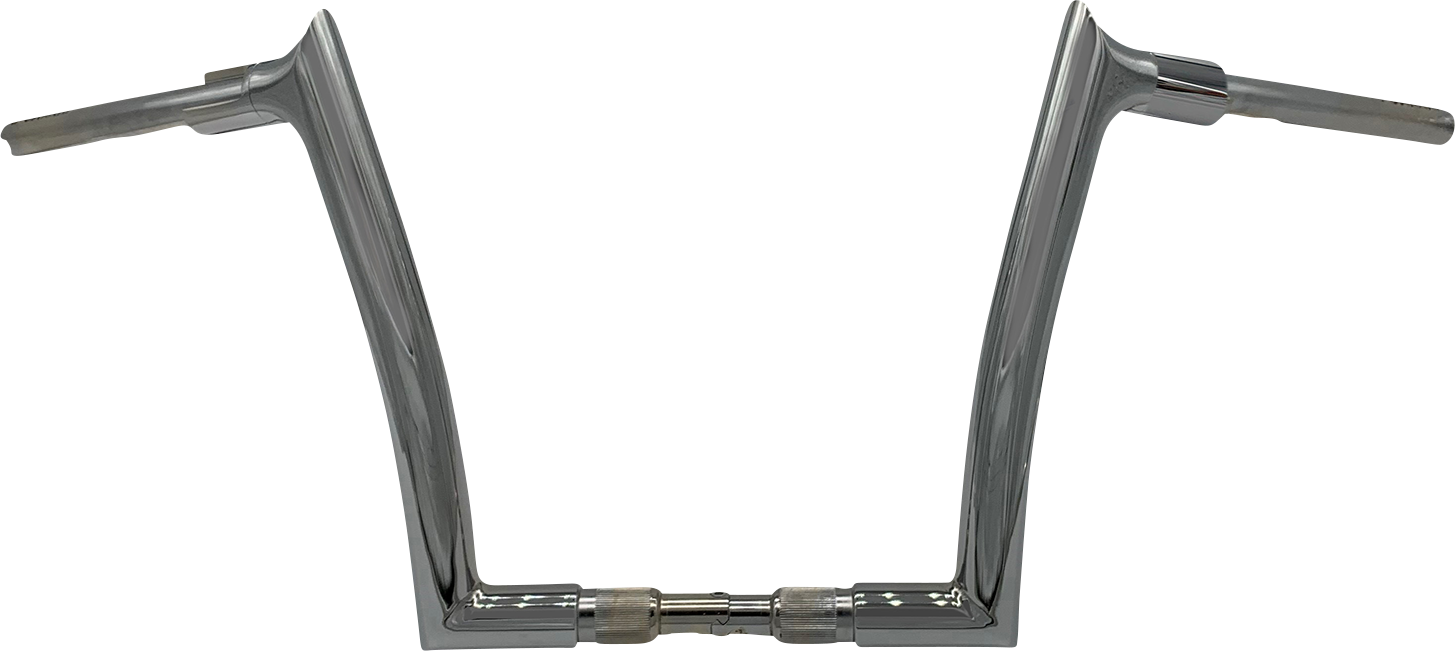FAT BAGGERS INC. 1-1/2" EZ Install Pointed Top Handlebar - 12" - Chrome 818012