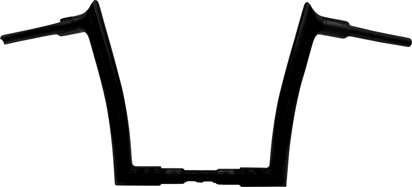 FAT BAGGERS INC. 1-1/2" EZ Install Pointed Top Handlebar - 12" - Black 818012-B
