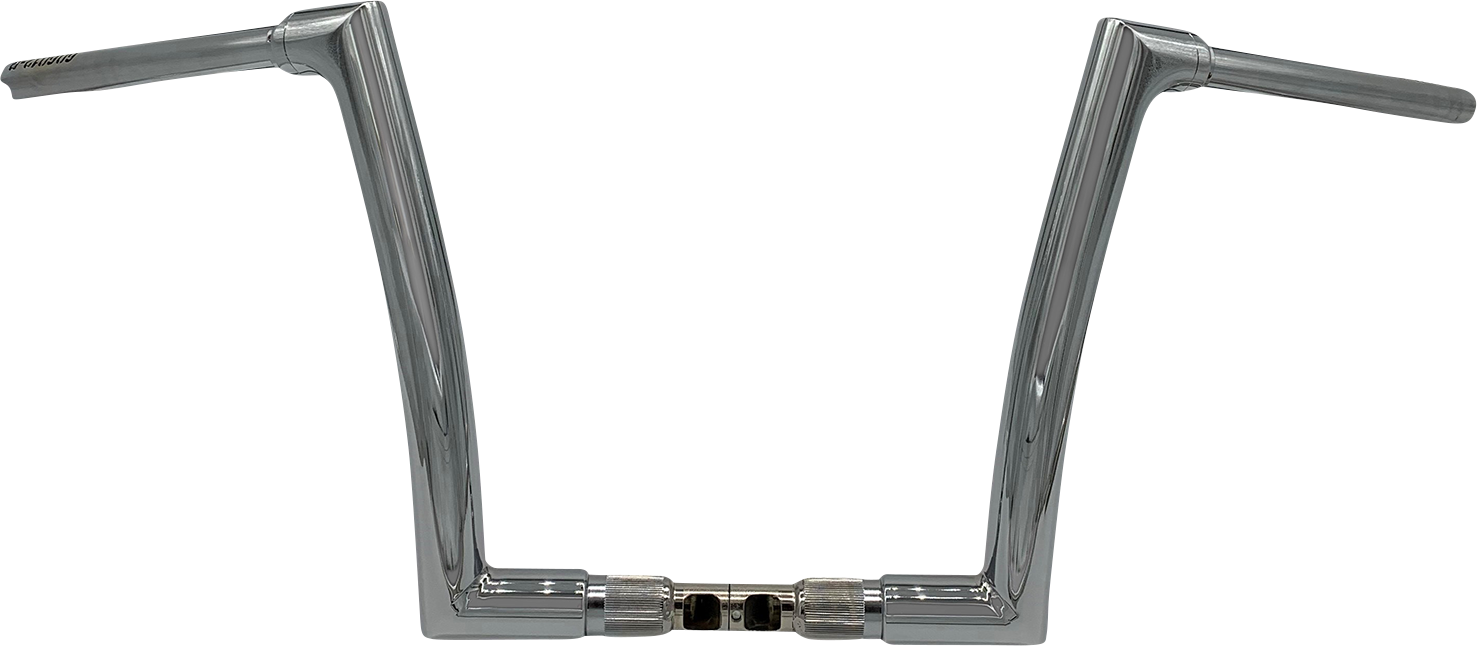 FAT BAGGERS INC. 1-1/2" EZ Install Flat Top Handlebar - 12" - Chrome 616012