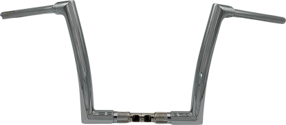 FAT BAGGERS INC. 1-1/2" EZ Install Flat Top Handlebar - 12" - Chrome 616012