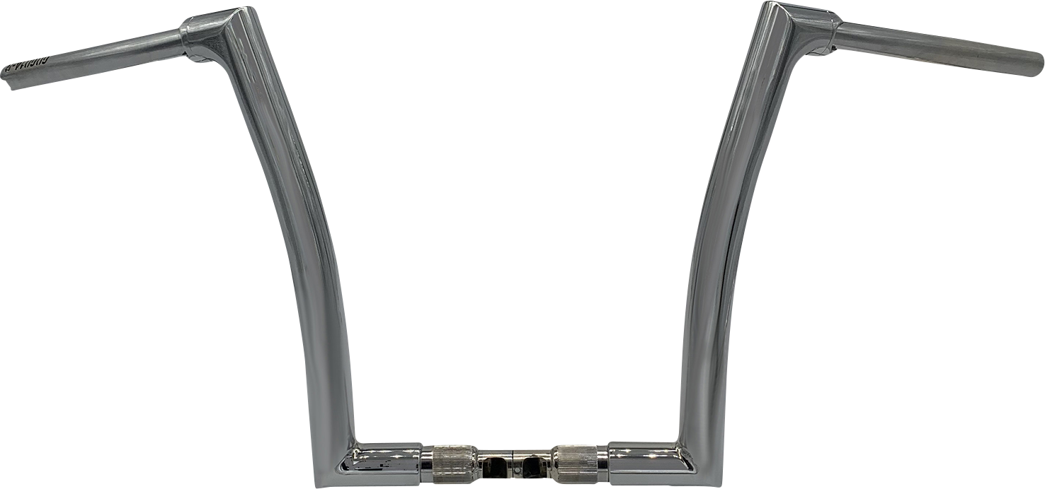 FAT BAGGERS INC. 1-1/2" EZ Install Flat Top Handlebar - 14" - Chrome 616014