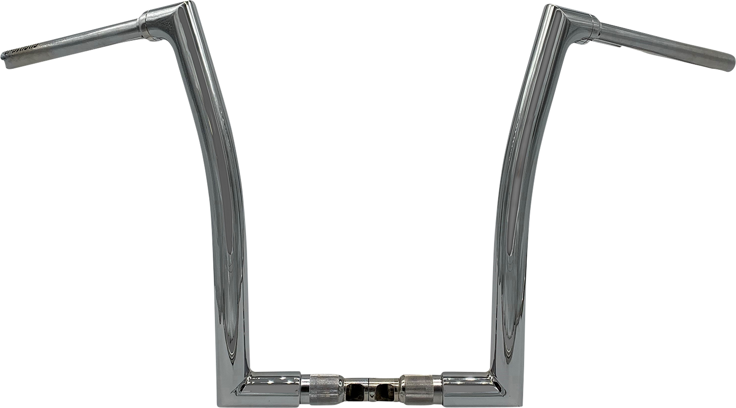 FAT BAGGERS INC. 1-1/2" EZ Install Flat Top Handlebar - 16" - Chrome 616016