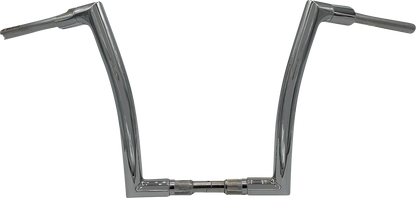 FAT BAGGERS INC. 1-1/2" EZ Install Flat Top Handlebar - 14" - Chrome 618014
