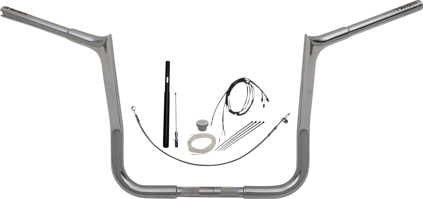 FAT BAGGERS INC. Handlebar Kit - Pointed Top - 14" - Chrome 919014
