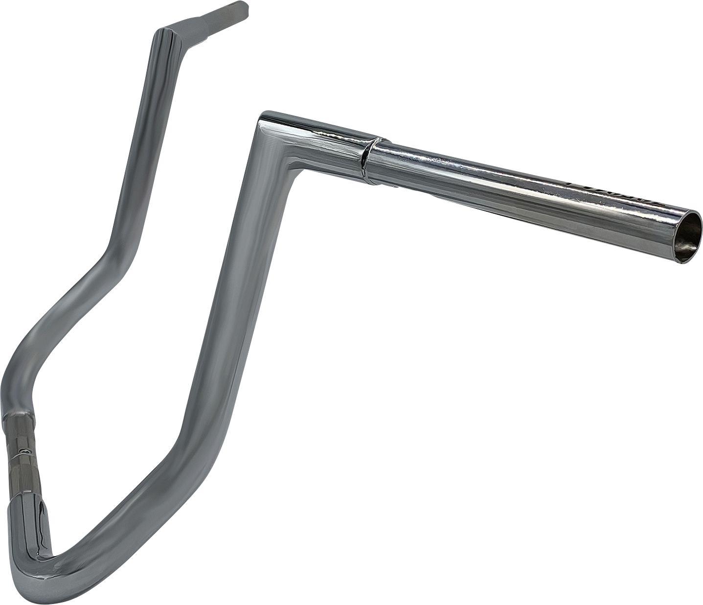 FAT BAGGERS INC. 1-1/4" EZ Install Flat Top Handlebar Kit - 14" - Chrome 719014