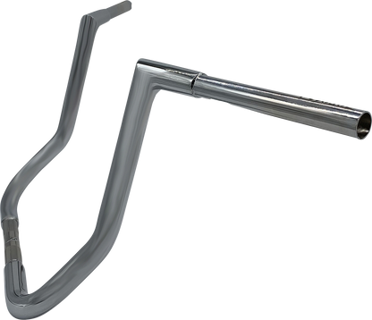 FAT BAGGERS INC. 1-1/4" EZ Install Flat Top Handlebar Kit - 14" - Chrome 719014