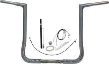 FAT BAGGERS INC. 1-1/4" EZ Install Flat Top Handlebar Kit - 16" - Chrome 719016
