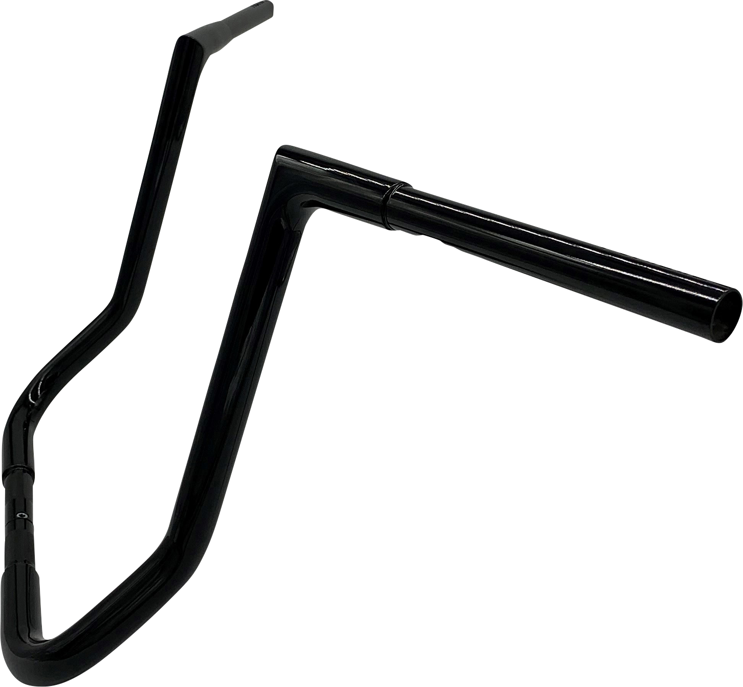 FAT BAGGERS INC. 1-1/4" EZ Install Flat Top Handlebar Kit - 16" - Black 719016-B