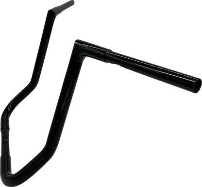 FAT BAGGERS INC. 1-1/4" EZ Install Flat Top Handlebar Kit - 16" - Black 719016-B