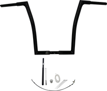 FAT BAGGERS INC. 1-1/4" EZ Install Flat Top Handlebar Kit - 16" - Black 719916-B