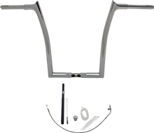 FAT BAGGERS INC. 1-1/4" EZ Install Pointed Top Handlebar Kit - 16" - Chrome 919916