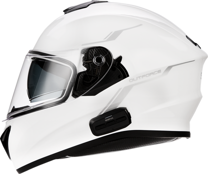 SENA OutForce Helmet - Glossy White - Small OUTFORCE-GW00S