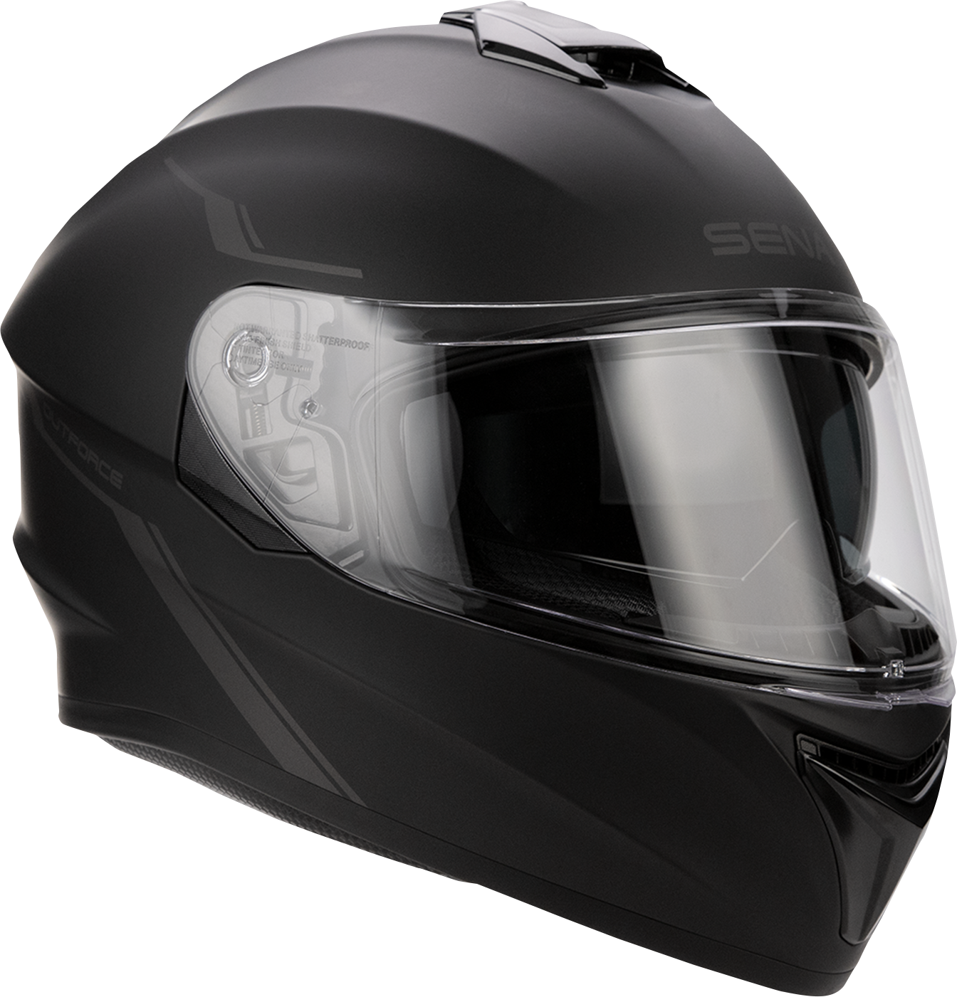 SENA OutForce Helmet - Matte Black - Large OUTFORCE-MB00L