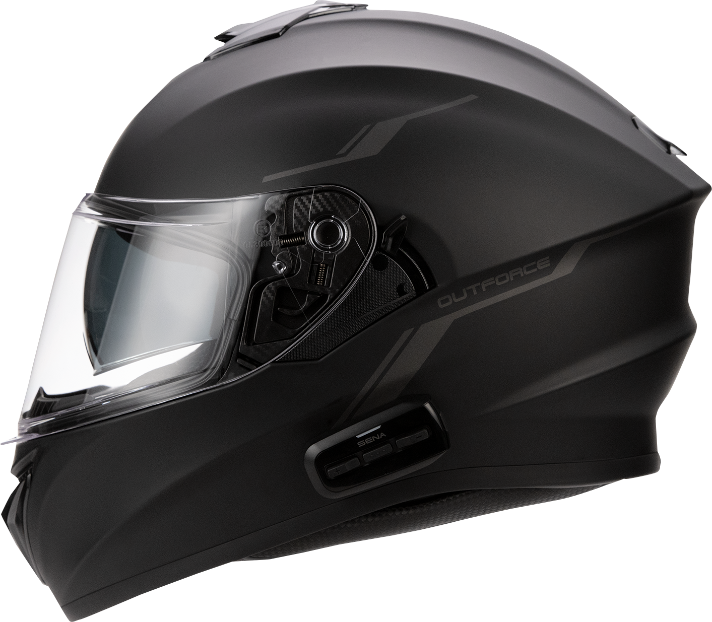 SENA OutForce Helmet - Matte Black - Large OUTFORCE-MB00L