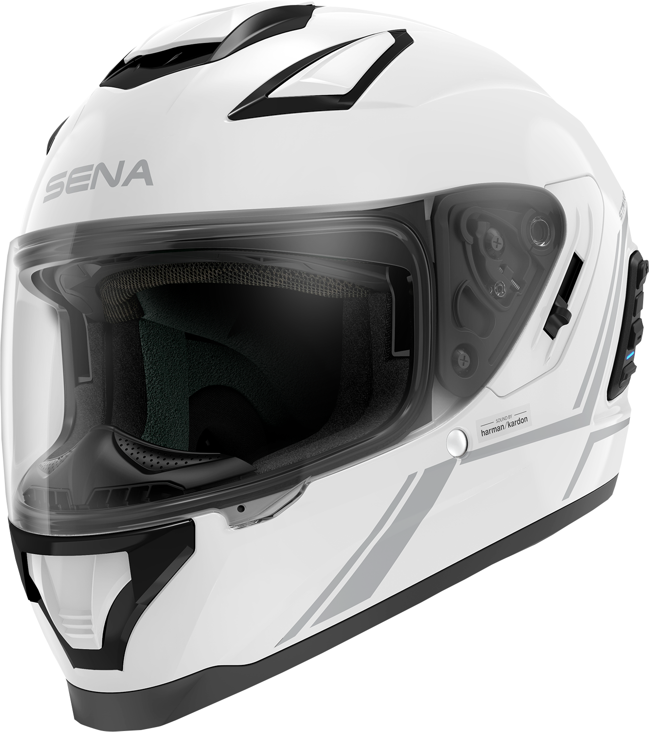 SENA Stryker Helmet - Glossy White - Small STRYKER-GW00S1
