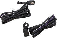 DRAG SPECIALTIES Marker Lights - White/Amber - Black L22-0231DMBE