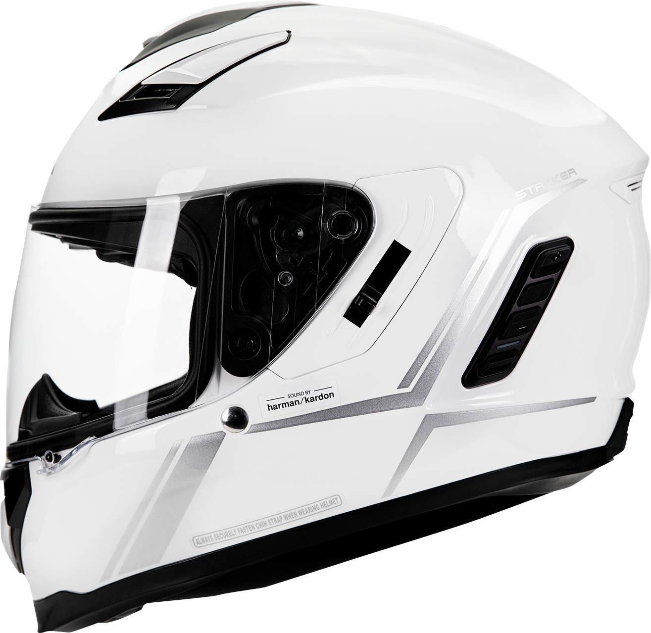 SENA Stryker Helmet - Glossy White - XL STRYKER-GW0XL1