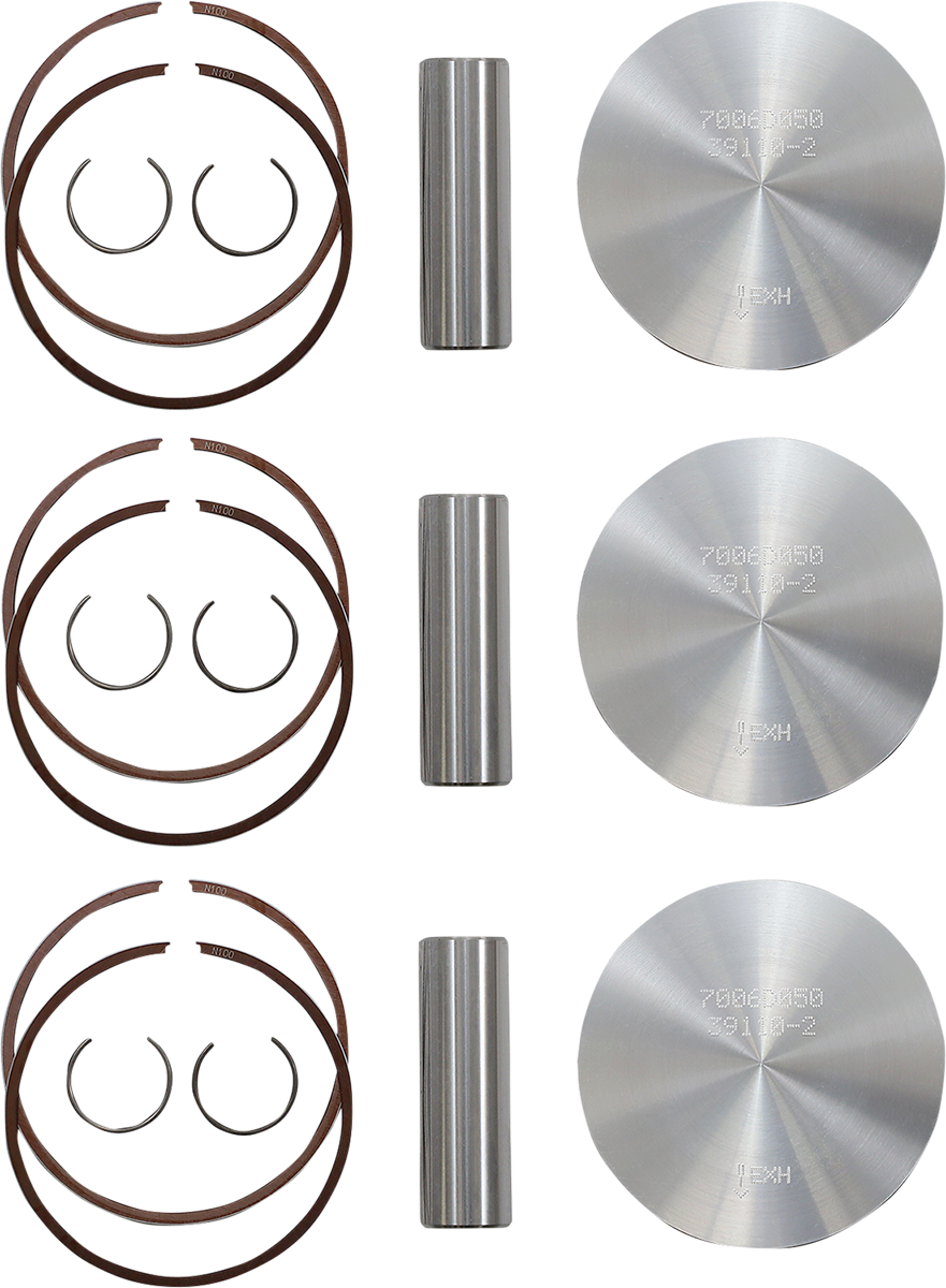 WOSSNER Piston Kit - 66.87 mm - Arctic Cat K7006D050-3