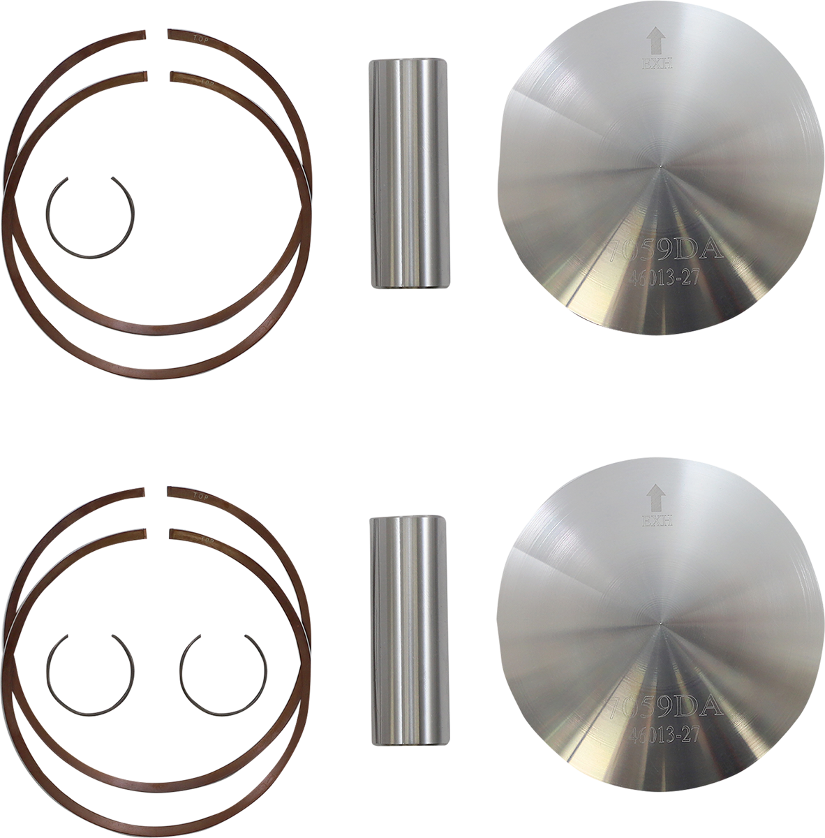WOSSNER Piston Kit - 84.87 mm - Arctic Cat K7059DA-2