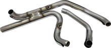 S&S CYCLE El Dorado Dual Exhaust System - Chrome - Black Tracer 550-0678B