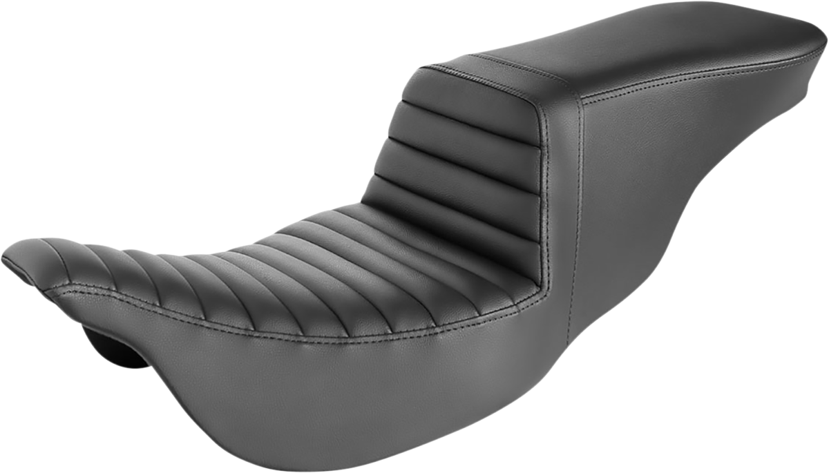 SADDLEMEN Tour Step-Up Seat - Tuck-n-Roll - Black - FL '08-'24 808-07B-191