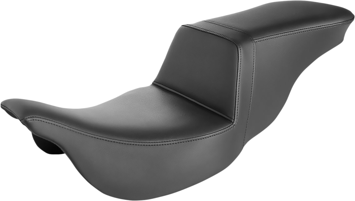 SADDLEMEN Tour Step-Up Seat - Smooth - Black - FL '08-'24 808-07B-194