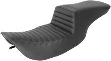 SADDLEMEN Tour Step-Up Seat - Front Tuck-n-Roll - Black - FL '97-'07 897-06-191