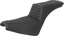 SADDLEMEN Step-Up Seat - Front Tuck-n-Roll - Black 818-30-191