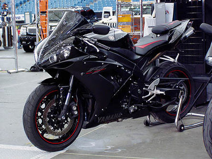 LUIMOTO Raven Edition Rider Seat Covers for the YAMAHA R1 (04-06)