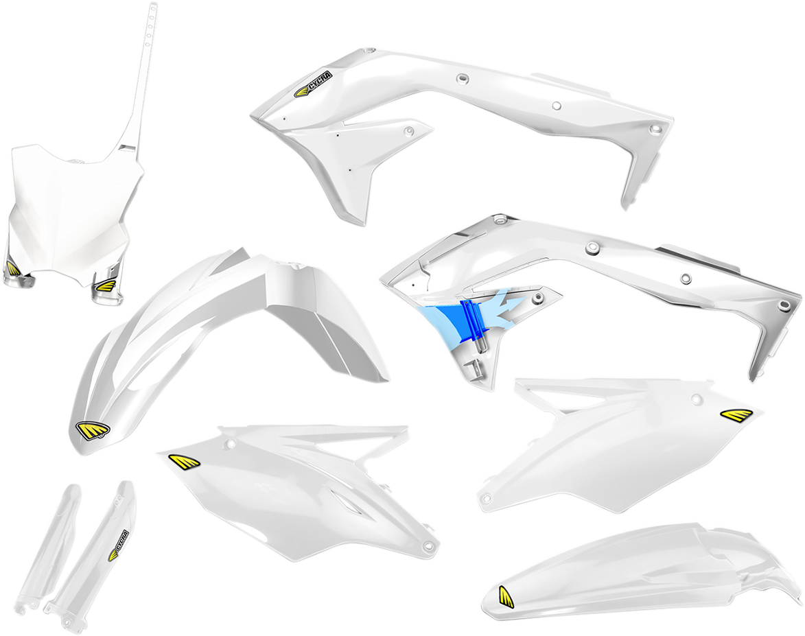 CYCRA Body Kit - Powerflow - White - KX450F 1CYC-9318-42
