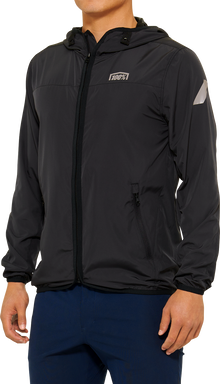 100% Klutch Jacket - Black - Small 20041-00000