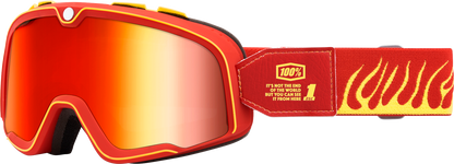 100% Barstow Goggle - Death Spray - Red Mirror Lens 50000-00011