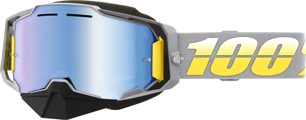 100% Armega Snow Goggle - Complex - Blue Mirror Lens 50008-00005