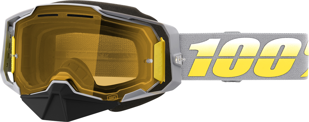100% Armega Snow Goggle - Complex - Yellow Lens 50007-00005