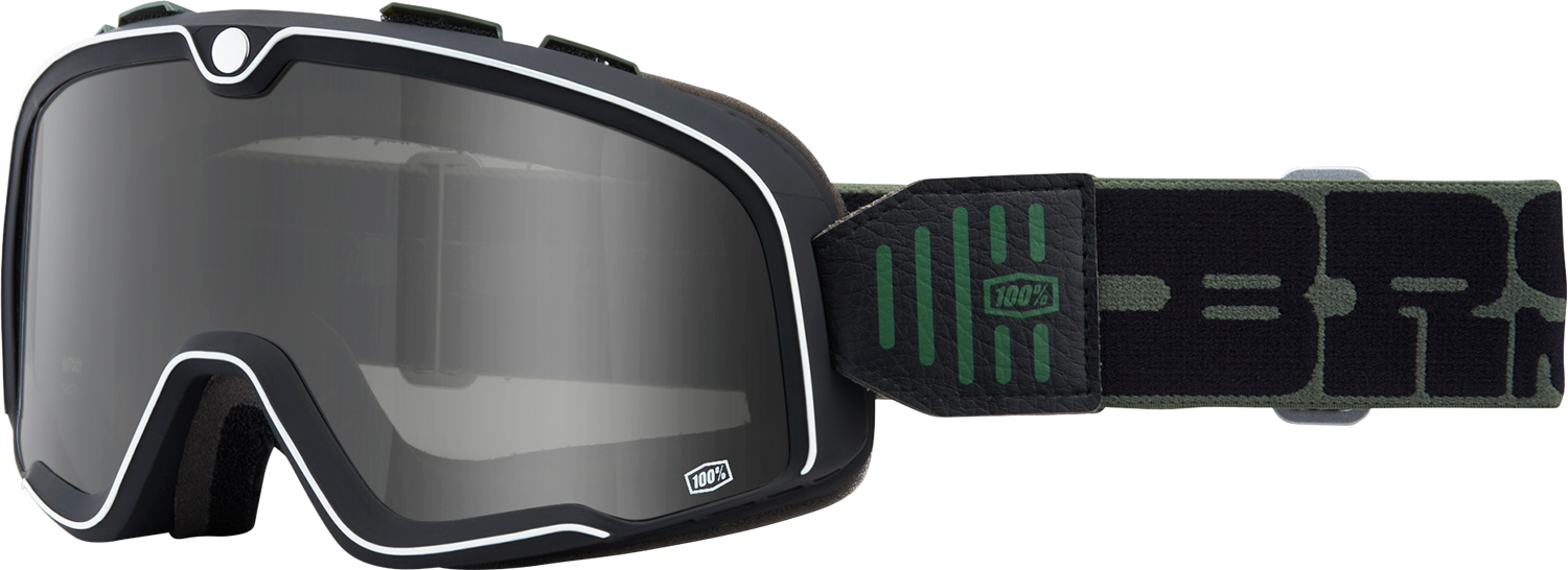 100% Barstow Goggle - Kalmus - Smoke Lens 50000-00013