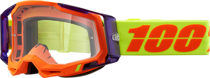 100% Racecraft 2 Goggle - Panam - Clear Lens 50009-00021