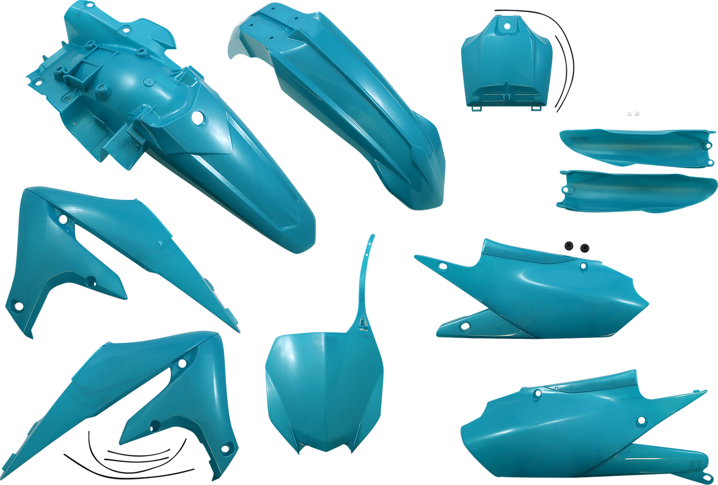ACERBIS Full Body Kit - Teal/Metallic - Yamaha - YZ '18-'24 2736357441
