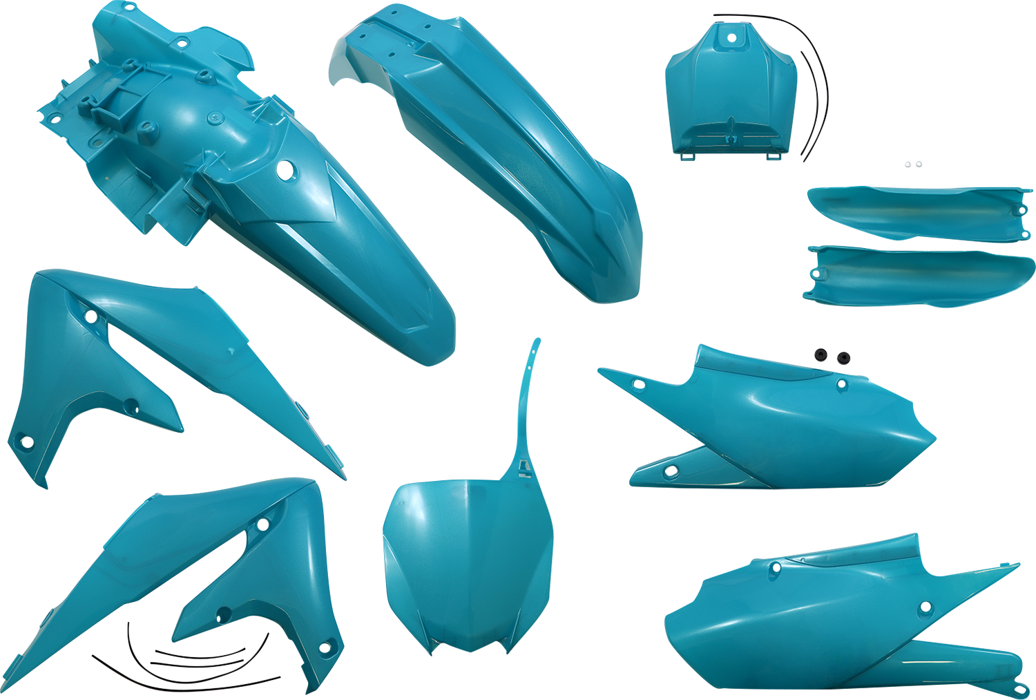 ACERBIS Full Body Kit - Teal/Metallic - Yamaha - YZ '18-'24 2736357441